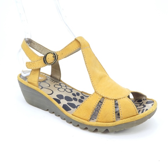 mustard yellow women's sandals
